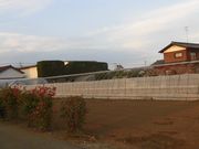 青い空と土が見える風景はほっとする。