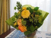 ピアノの発表会で、お友達から頂ました。いつまでも美しく咲いています。